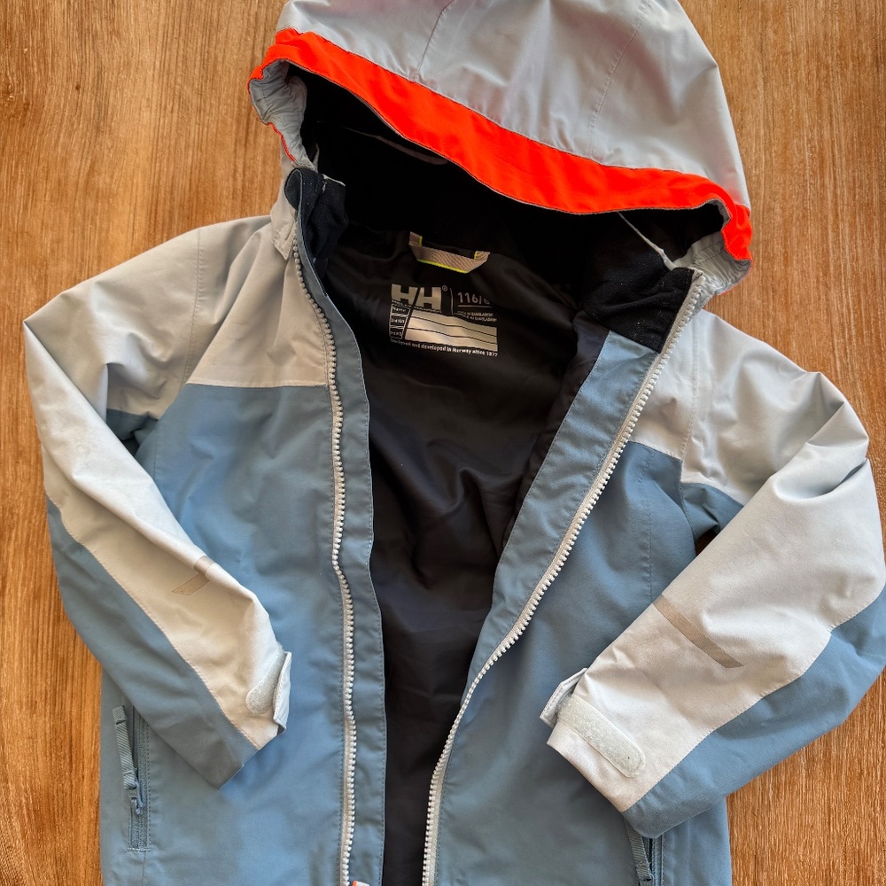 Helly-Hansen Kids Shelter Jacket 2.0, 625 Blue Fog, 6